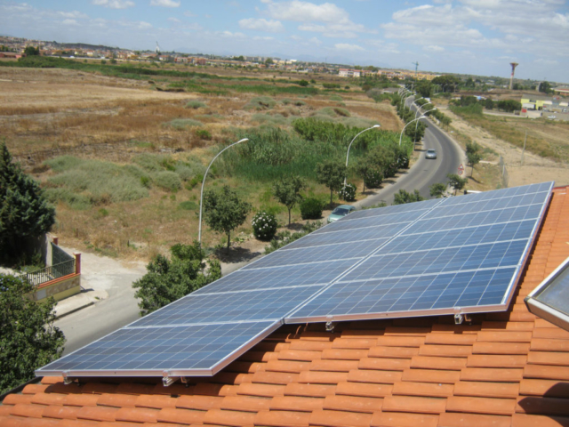 Selargius - Cagliari impianto fotovoltaico da 3KW con pannelli SHARP